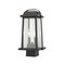 Z-Lite Millworks 2 Light Outdoor Post Mount Fixture, Black & Clear Beveled 574PHMS-BK - alternate 3